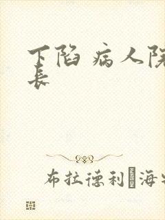 下陷 病人院院长