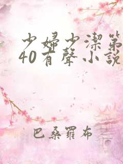 少妇少洁第1一40有声小说