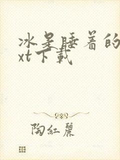 冰是睡着的水txt下载