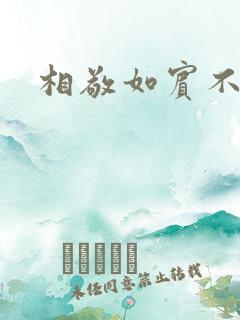 相敬如宾不相睹