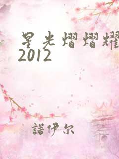 星光熠熠耀保良2012