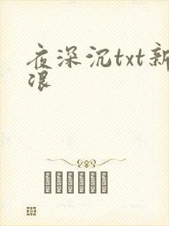 夜深沉txt新浪