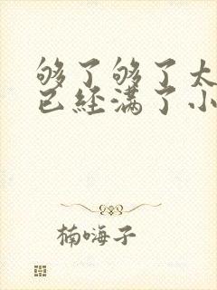 够了够了太多了已经满了小说