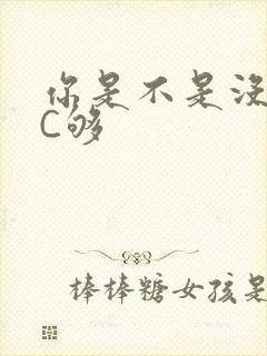 你是不是没有被C够