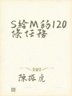 S给M的120条任务