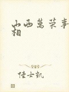 山西万荣事件真相