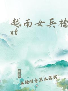 越南女兵档案txt