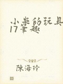 小米的玩具日记17笔趣