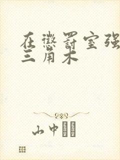 在惩罚室强迫坐三角木