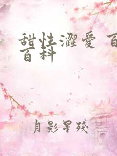 甜性涩爱 百度百科