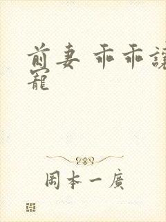 前妻 乖乖让我宠