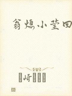 翁熄小莹回乡下