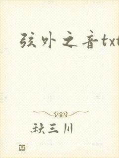 弦外之音txt