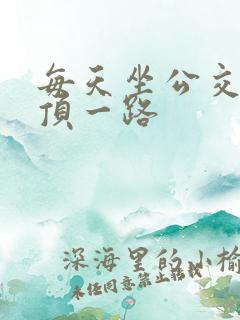 每天坐公交车都顶一路