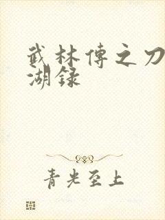 武林传之刀剑江湖录