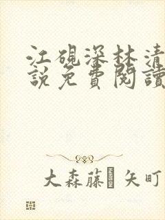 江砚深林清浅小说免费阅读