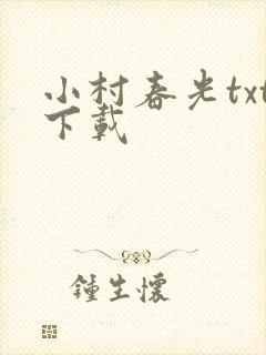 小村春光txt下载