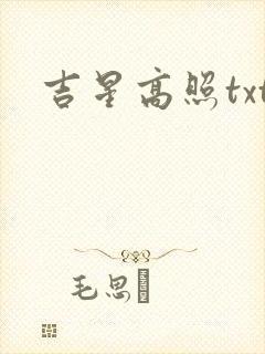 吉星高照txt