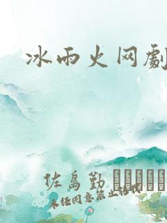 冰雨火网剧小说