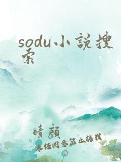 sodu小说搜索