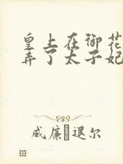 皇上在御花园c弄了太子妃