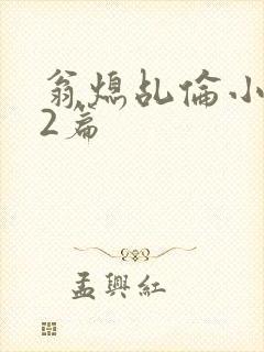 翁熄乩伦小说32篇