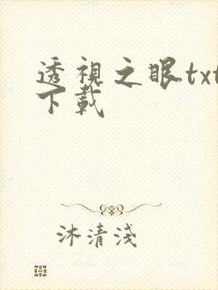 透视之眼txt下载