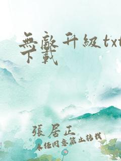 无敌升级txt下载