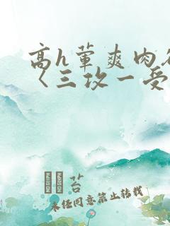 高h荤爽肉欲文〈三攻一受