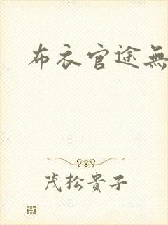 布衣官途无弹窗