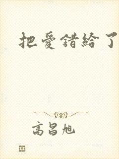 把爱错给了你