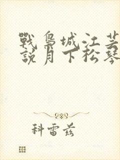 战枭城江芸媚小说月下松琴