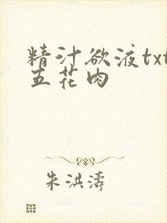 精汁欲液txt五花肉