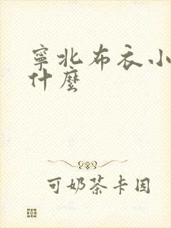 宁北布衣小说叫什么