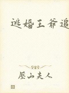 逃婚王爷追逃妃