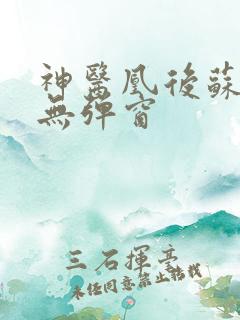 神医凰后苏小暖无弹窗