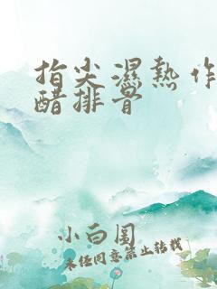 指尖湿热作者糖醋排骨