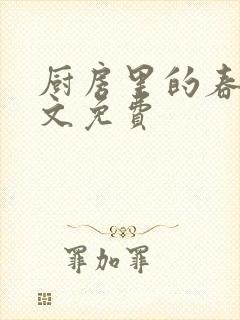 厨房里的春天全文免费