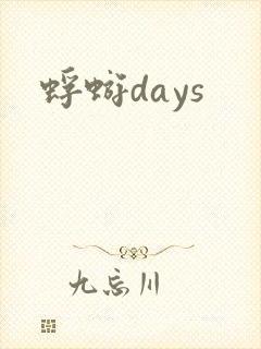 蜉蝣days