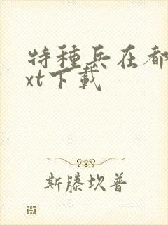 特种兵在都市txt下载
