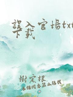 误入官场txt下载