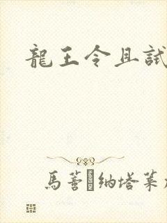 龙王令且试天下