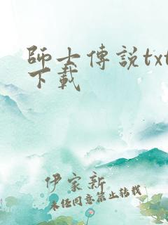 师士传说txt下载