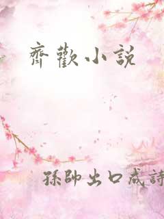 齐欢小说