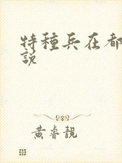 特种兵在都市小说