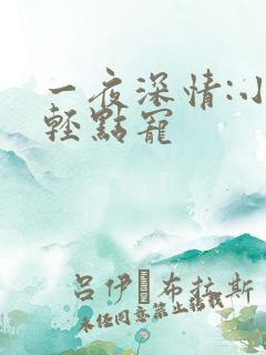 一夜深情:小叔轻点宠