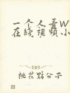 一个人看WWW在线视频小说