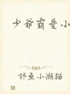 少爷霸爱小丫头