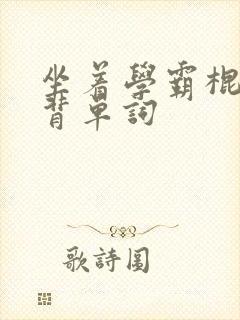 坐着学霸棍子上背单词