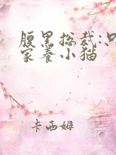 腹黑总裁:只疼家养小猫